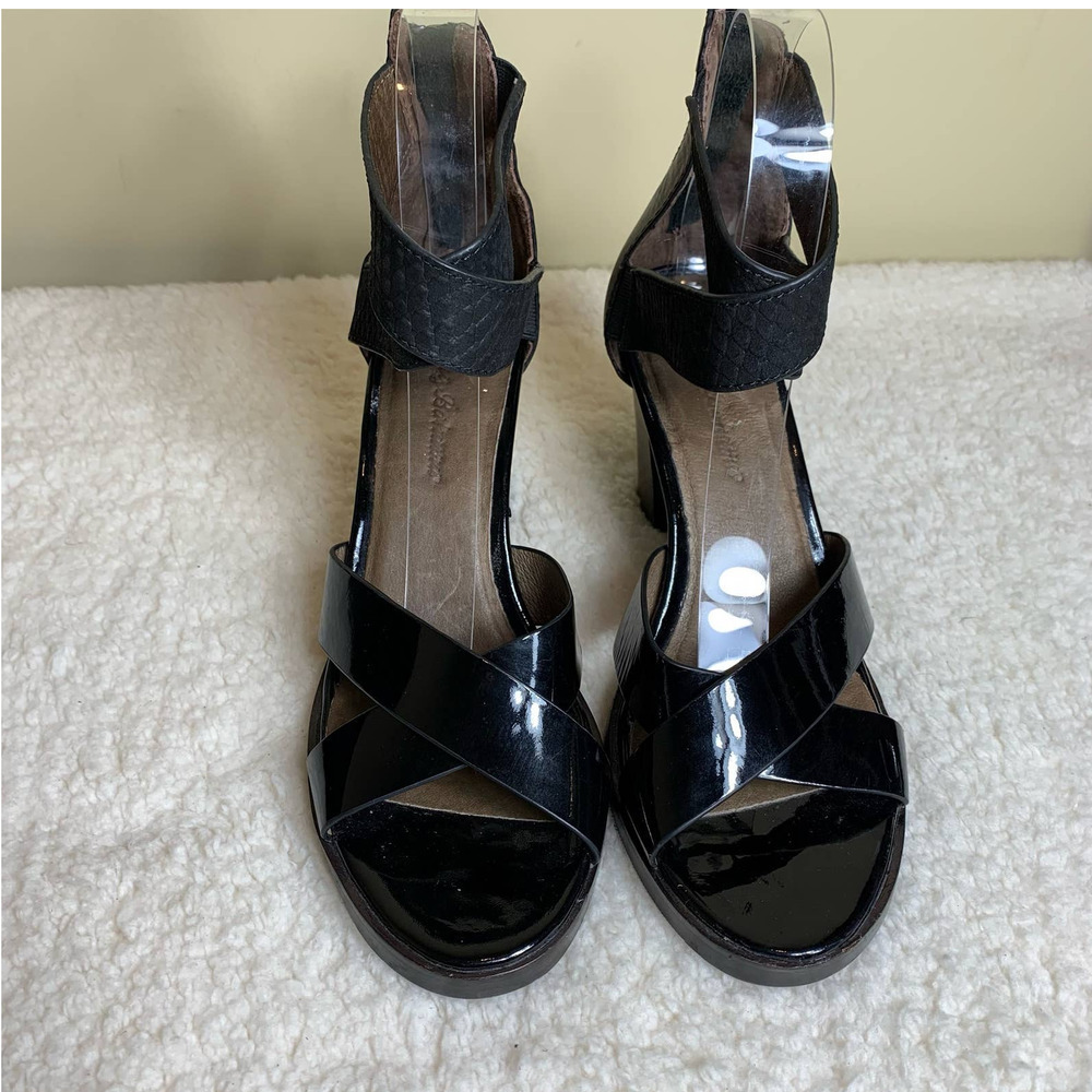 Tommy Bahamas Sandal Womens 7B Black Lavina Leather Casual‎ Night Out Party